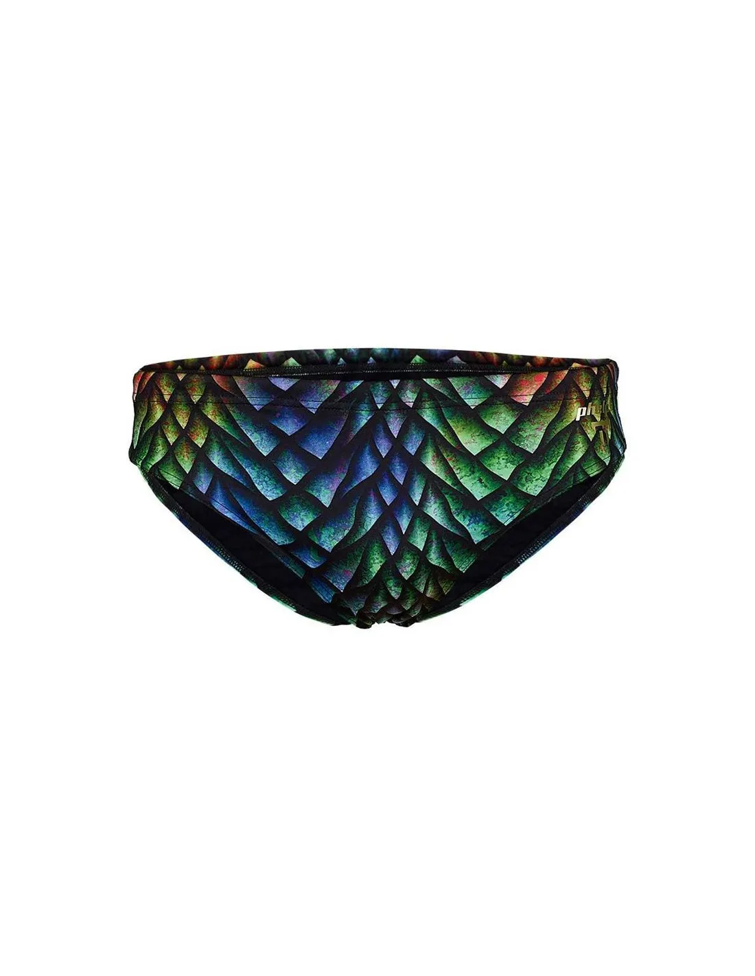 Bañador de natación Aqua Sphere Peacock Slip 6.5CM M Black