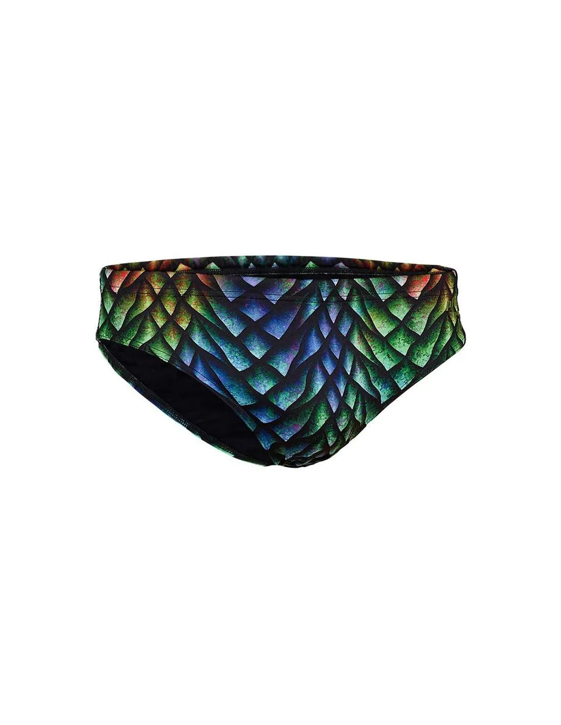 Bañador de natación Aqua Sphere Peacock Slip 6.5CM M Black