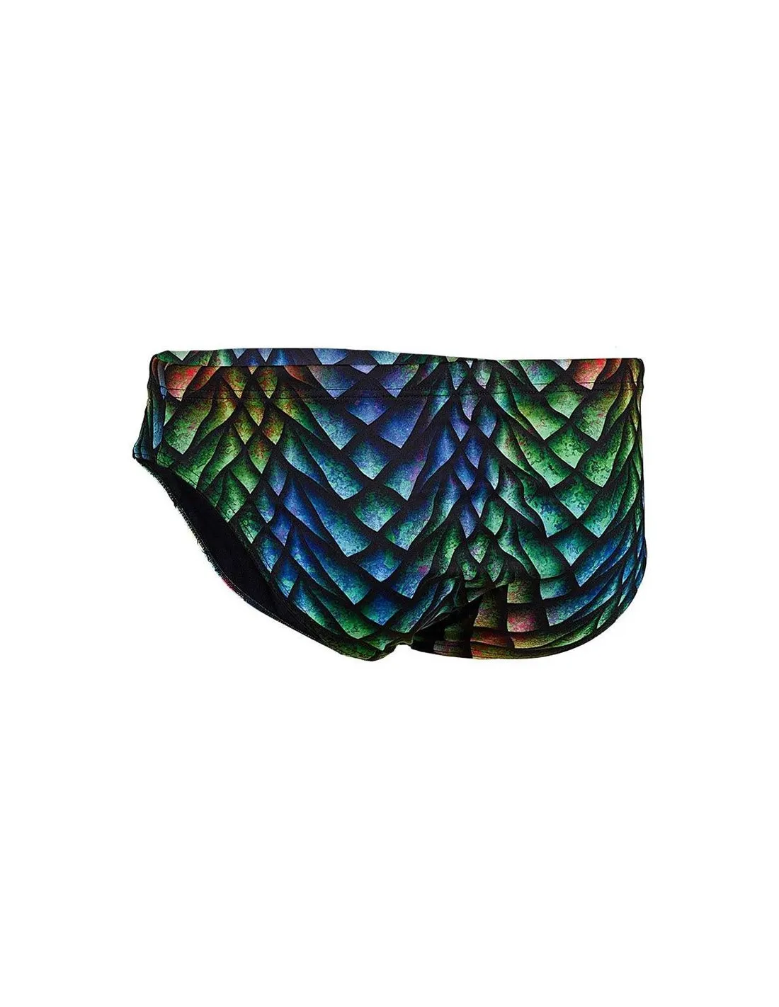 Bañador de natación Aqua Sphere Peacock Slip 6.5CM M Black