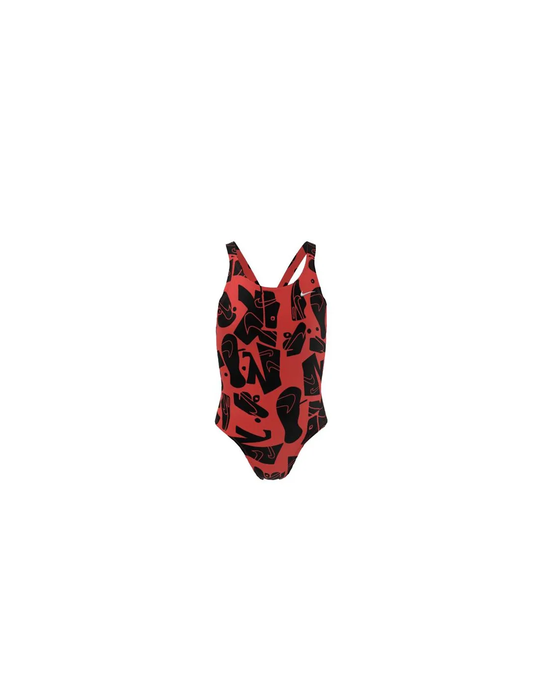 Bañador de natación Nike Fastback rojo Niña