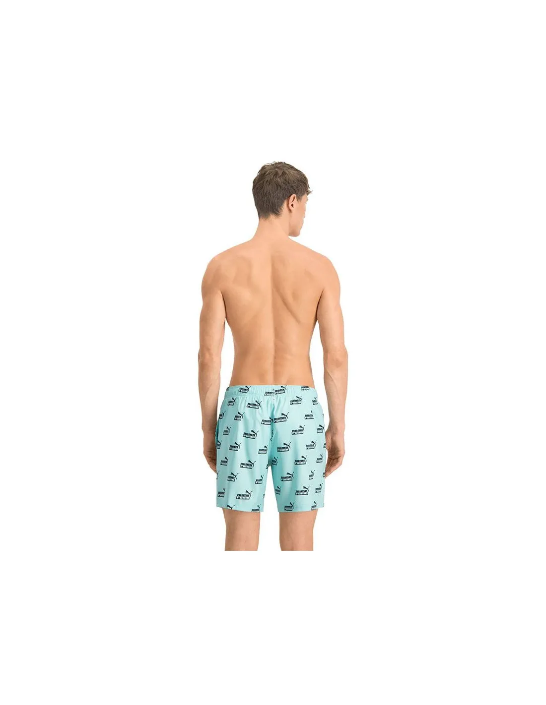 Bañador de natación Puma Logo Aop N1 Azul