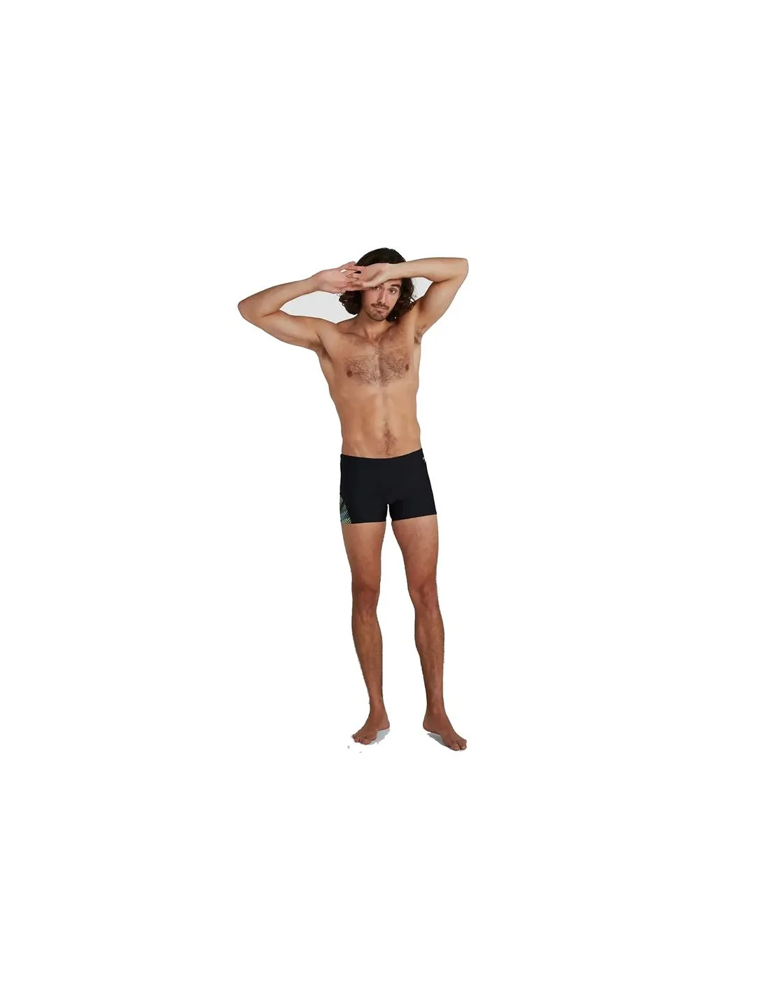BAñADOR DE NATACIóN SPEEDO ALLOVER VCUT AQUASHORT M BLACK