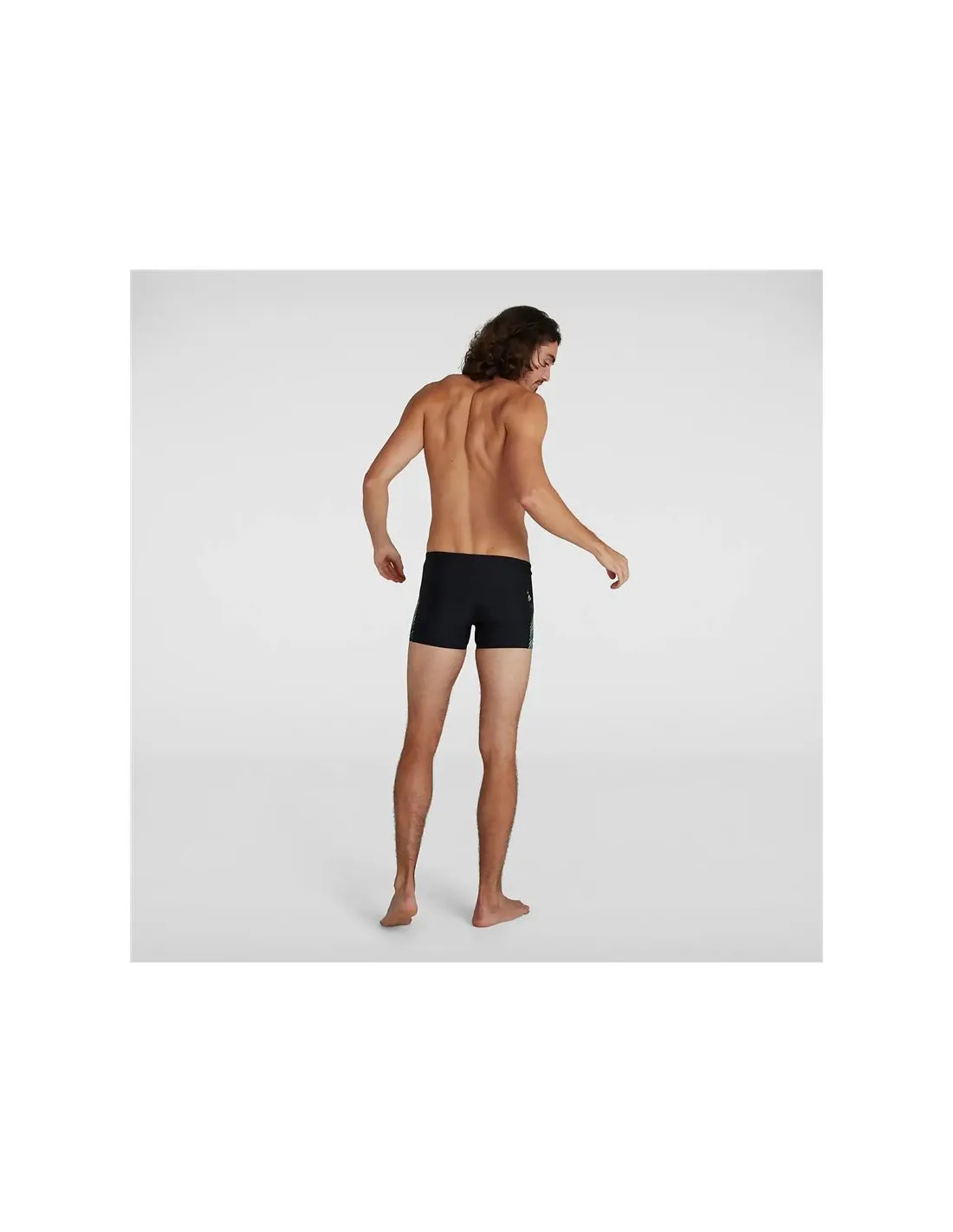 BAñADOR DE NATACIóN SPEEDO ALLOVER VCUT AQUASHORT M BLACK