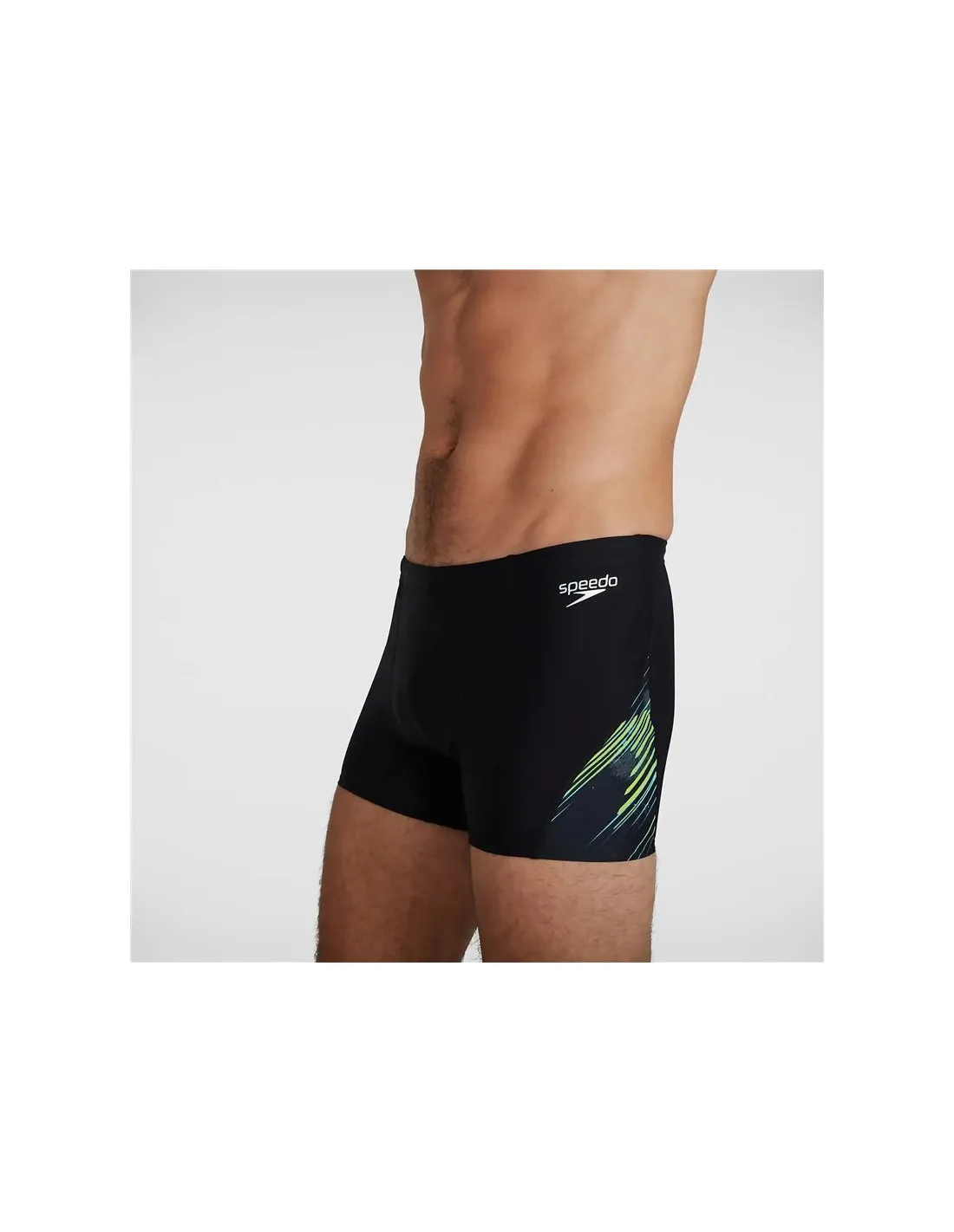 BAñADOR DE NATACIóN SPEEDO ALLOVER VCUT AQUASHORT M BLACK