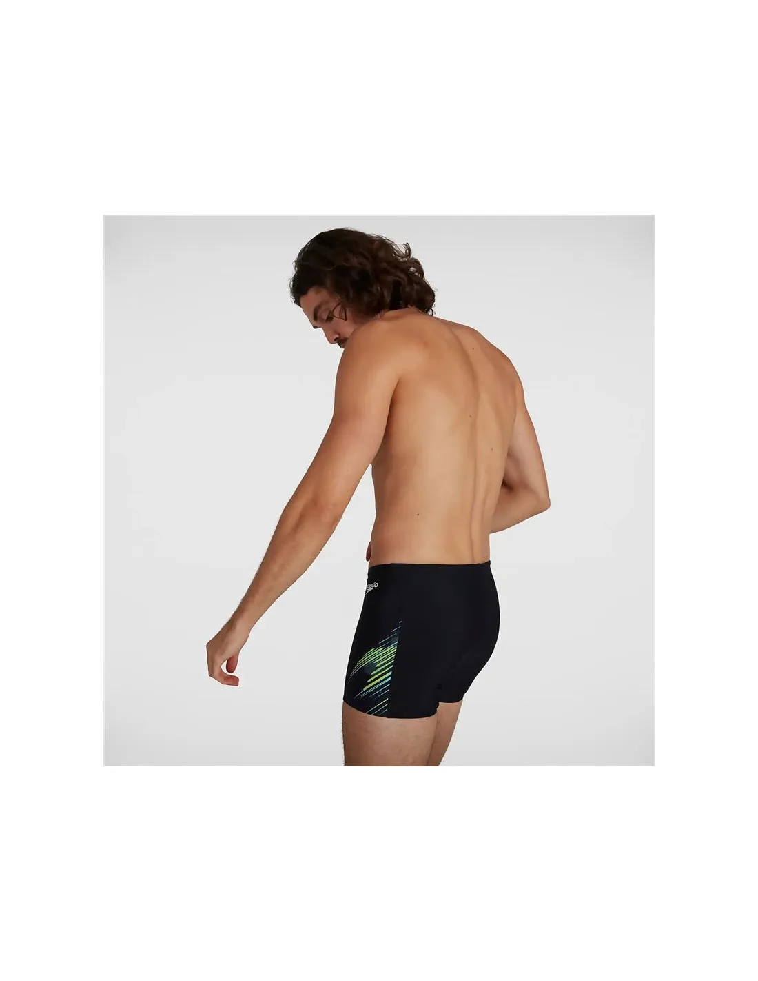 BAñADOR DE NATACIóN SPEEDO ALLOVER VCUT AQUASHORT M BLACK