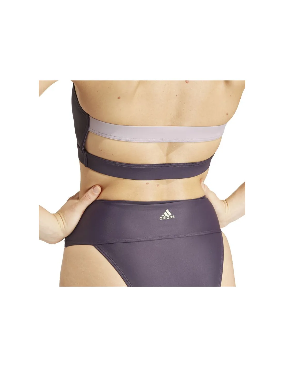 Bikini de Natación adidas Sportswear Colorblock Mujer Morado