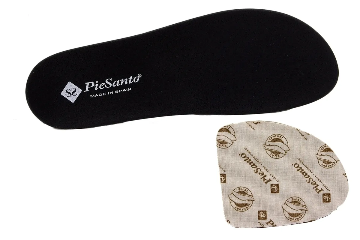 Black Leather Removable Insole Sandal