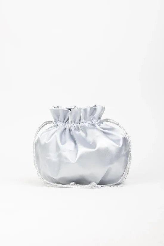 BOLSO BOMBONERA TURBU  PLATA
