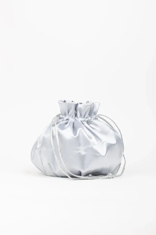 BOLSO BOMBONERA TURBU  PLATA