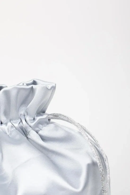BOLSO BOMBONERA TURBU  PLATA