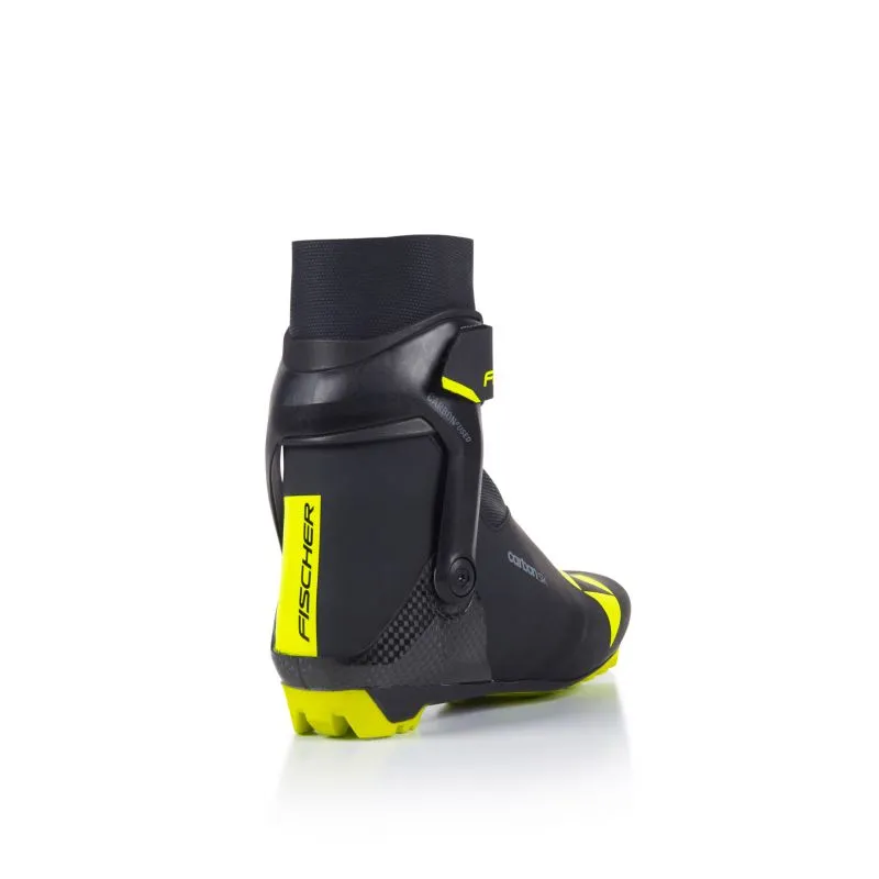 Botas esquí de fondo CARBON SKATE (Negro/amarillo)