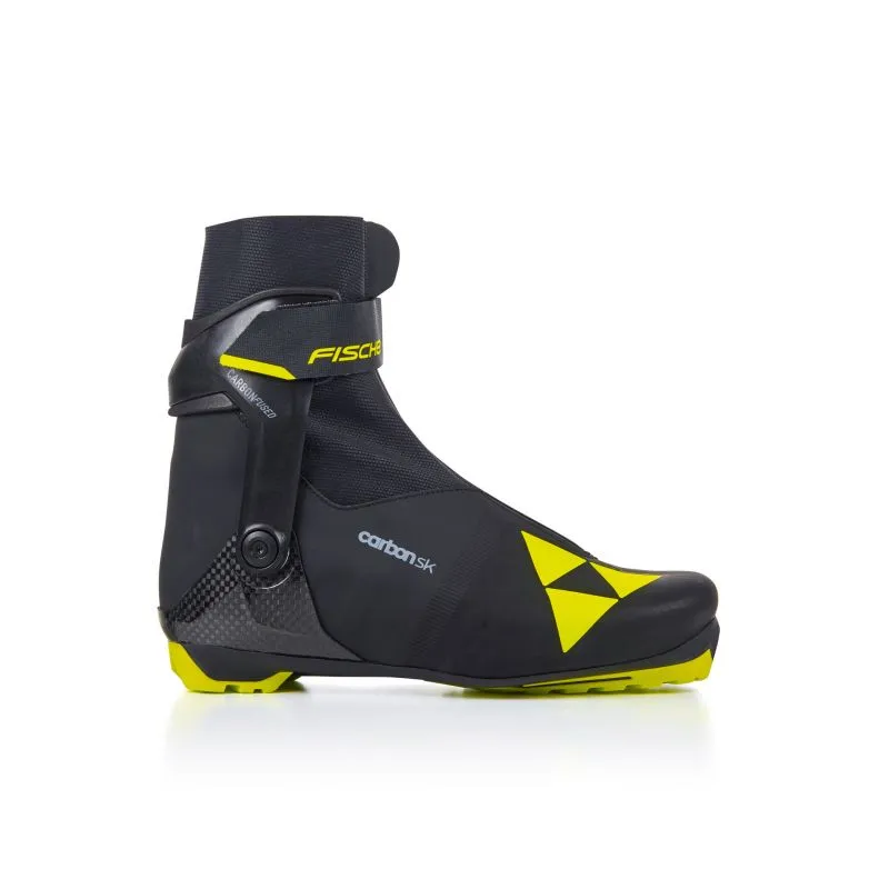Botas esquí de fondo CARBON SKATE (Negro/amarillo)