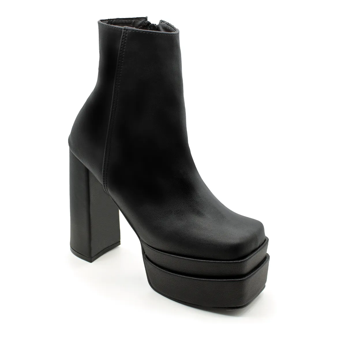 Botín con tacón Exterior Sintético Color Negro Para Mujer De RBCOLLECTION
