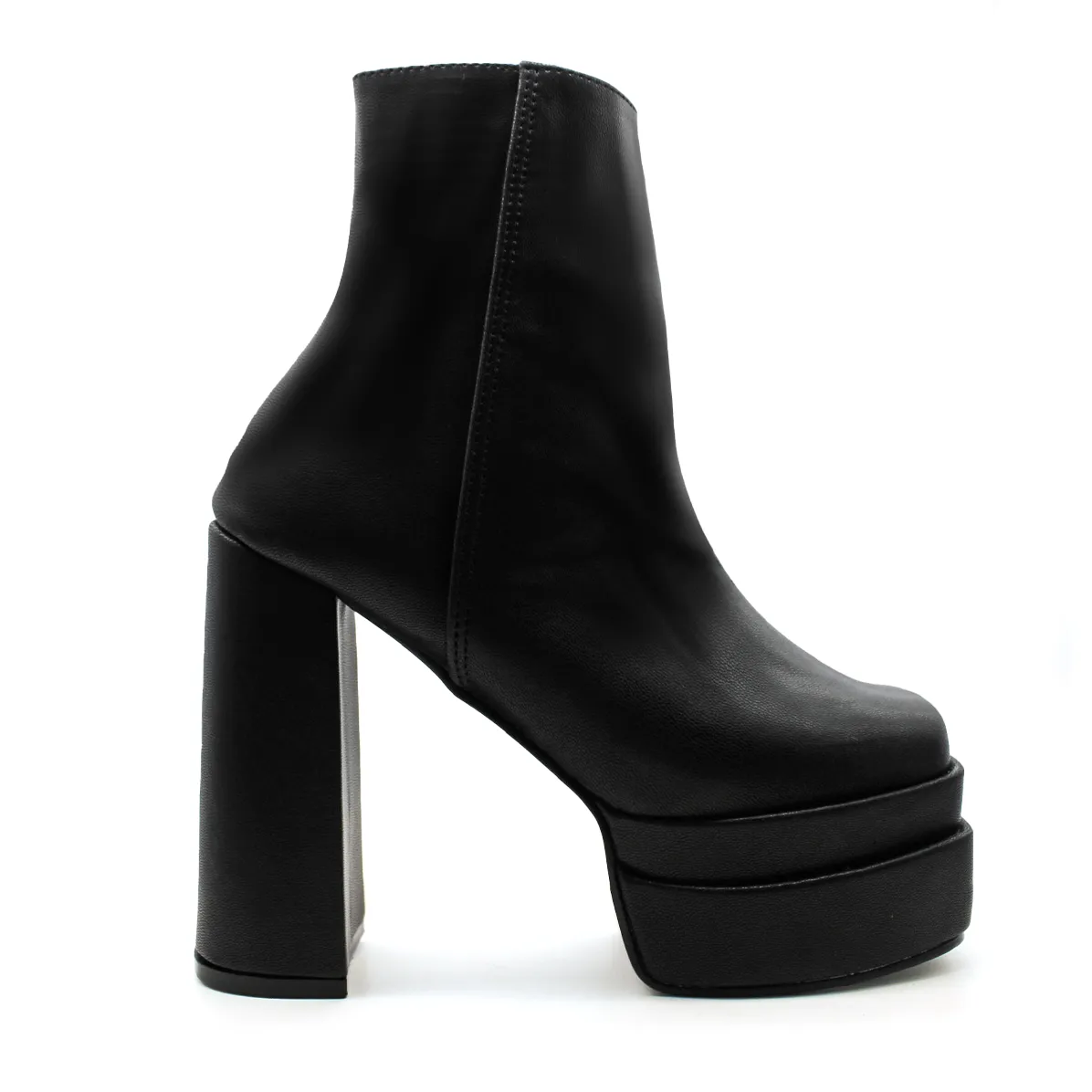 Botín con tacón Exterior Sintético Color Negro Para Mujer De RBCOLLECTION