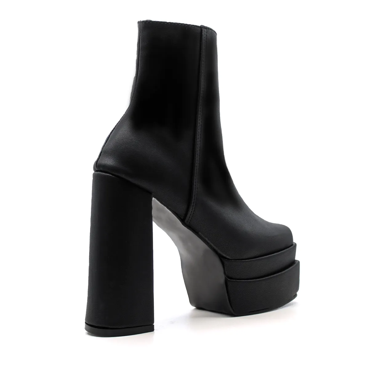 Botín con tacón Exterior Sintético Color Negro Para Mujer De RBCOLLECTION