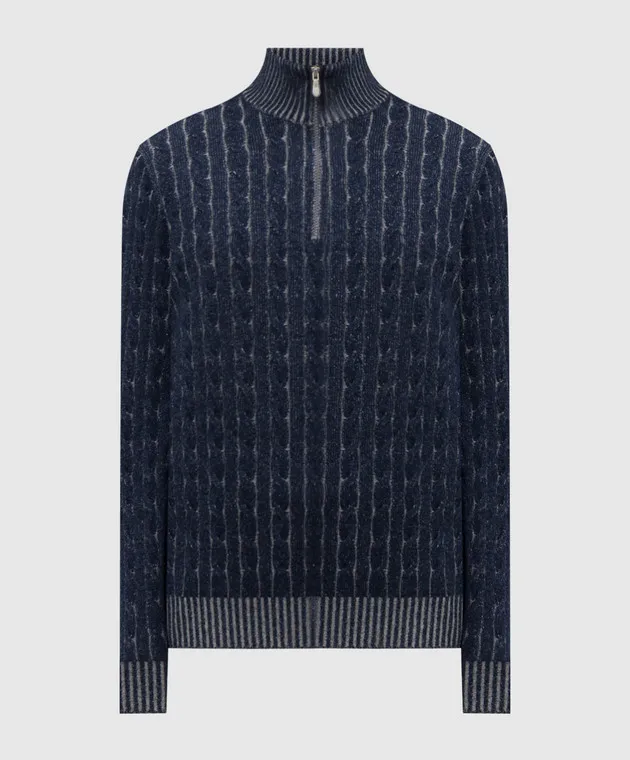 Brunello Cucinelli Blue cashmere sweater