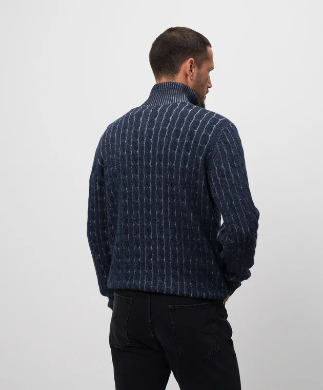 Brunello Cucinelli Blue cashmere sweater