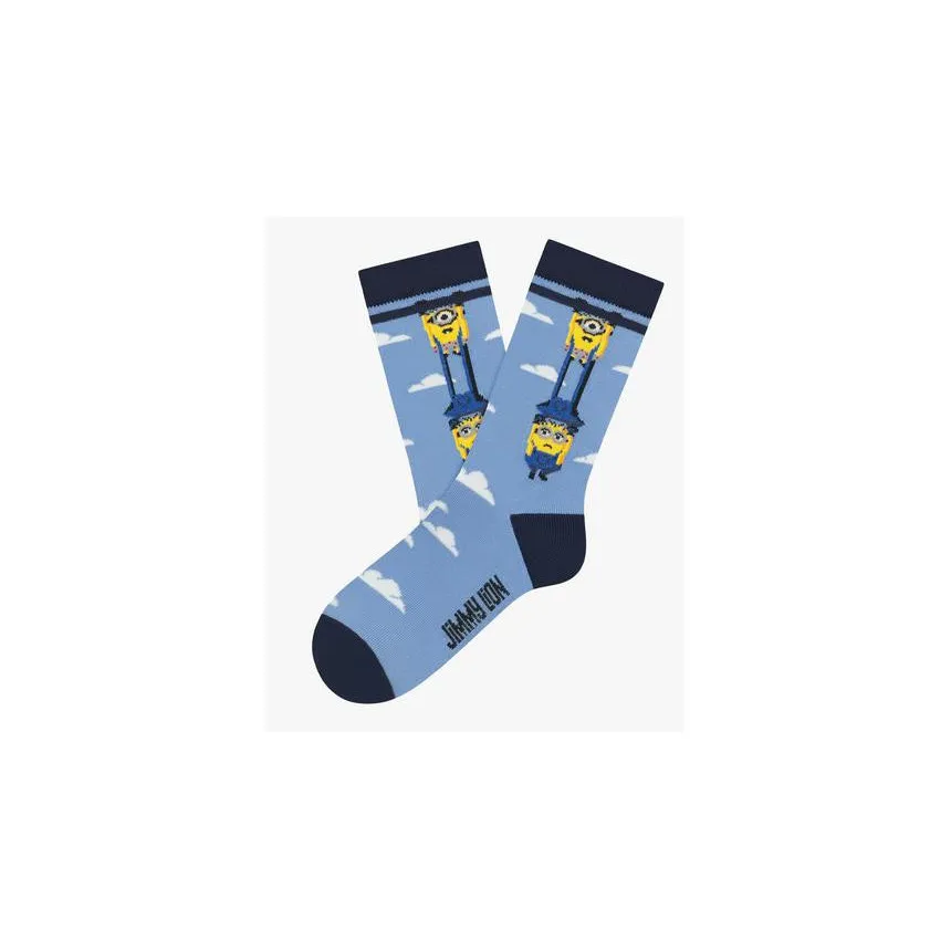 Calcetines Jimmy Lion Minions Sky Para Niños Azul 