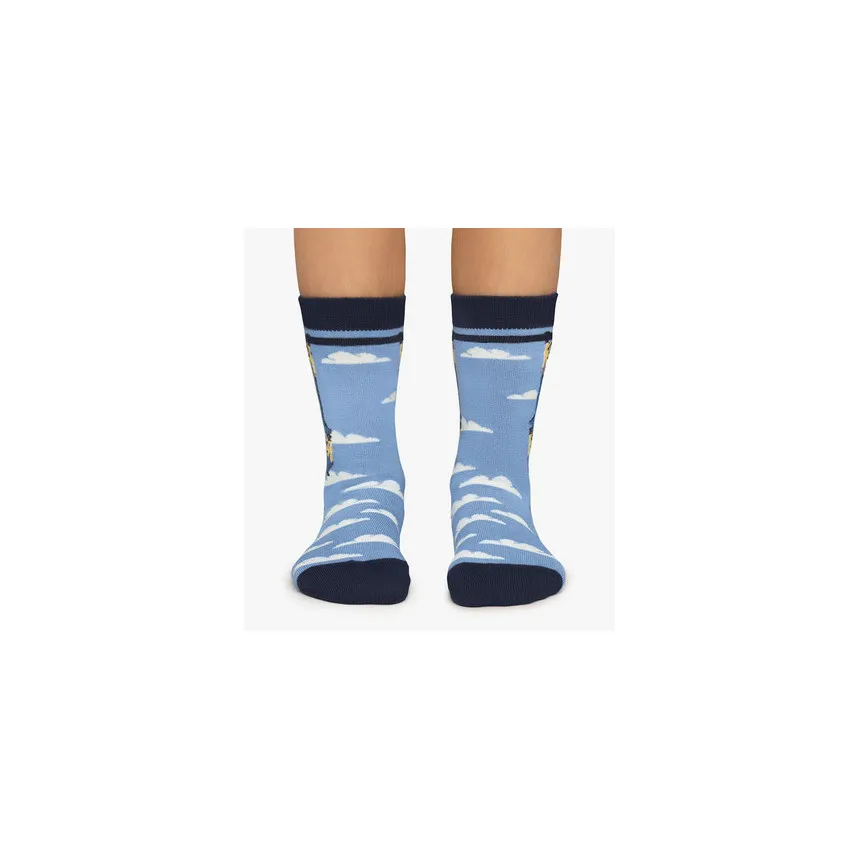 Calcetines Jimmy Lion Minions Sky Para Niños Azul 