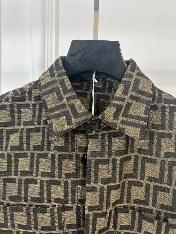 Camisa de manga larga para hombres de diseñador, camisa de boliche de alta calidad, camisa jacquard para hombres y mujeres que s