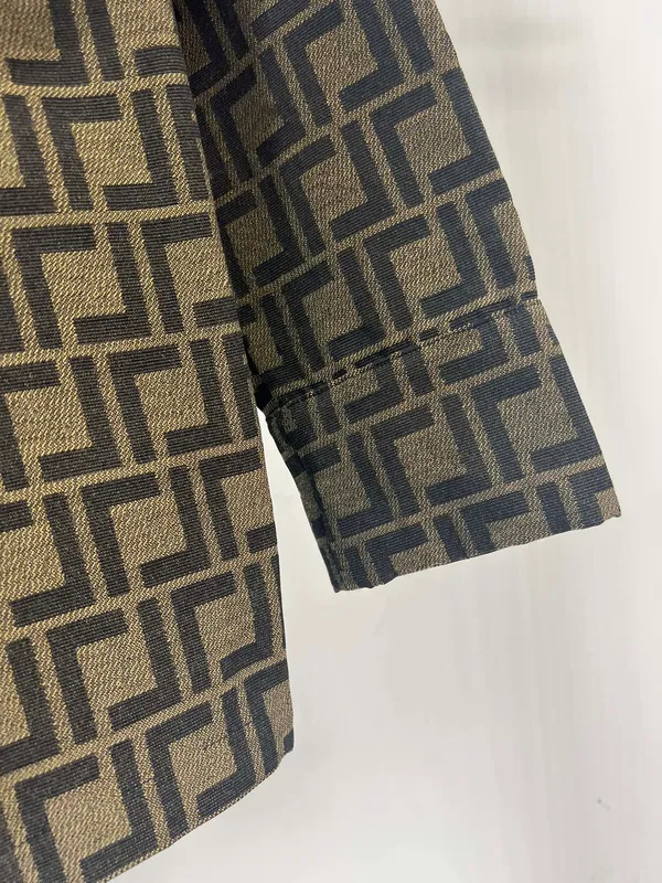 Camisa de manga larga para hombres de diseñador, camisa de boliche de alta calidad, camisa jacquard para hombres y mujeres que s