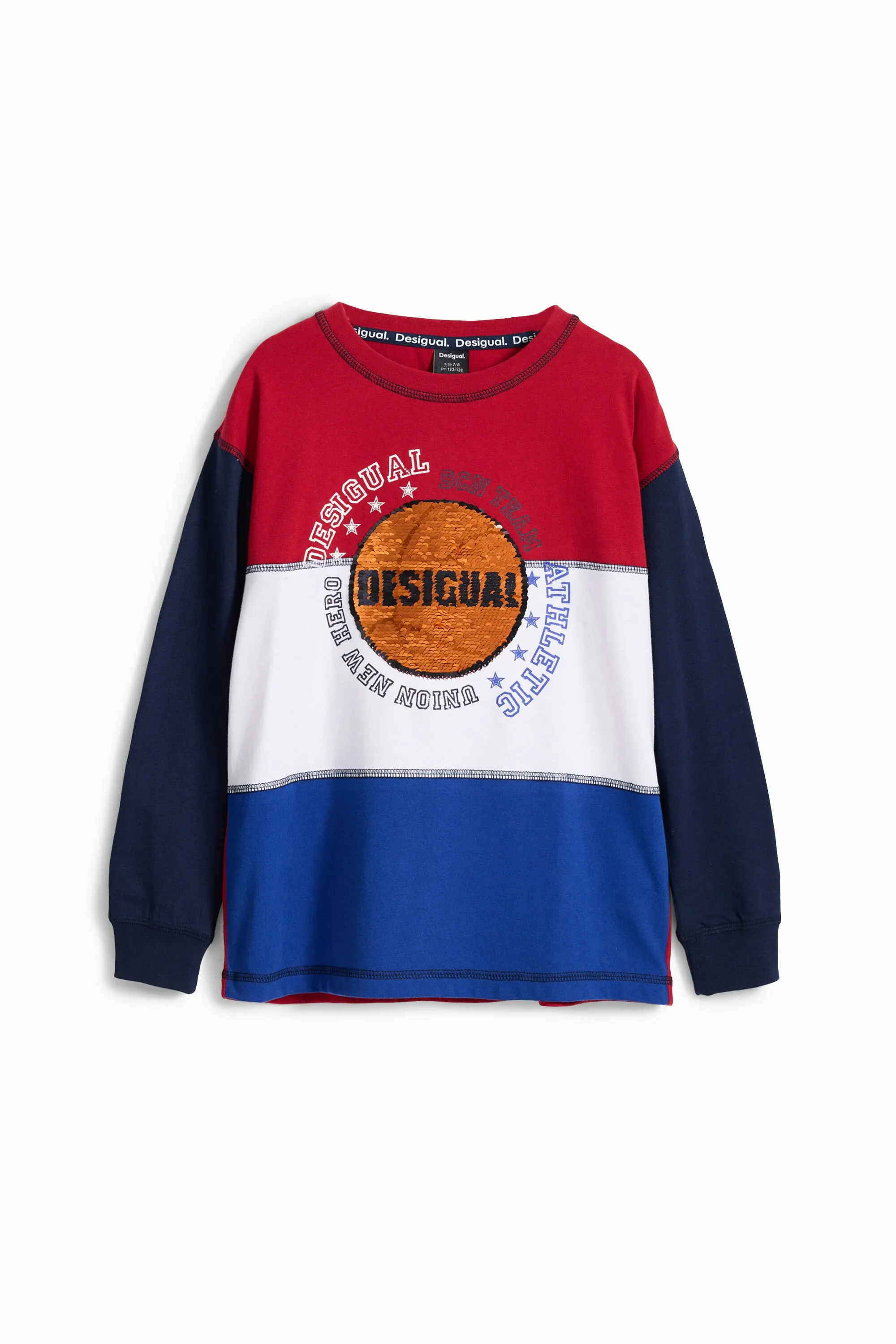 Camiseta baloncesto tricolor