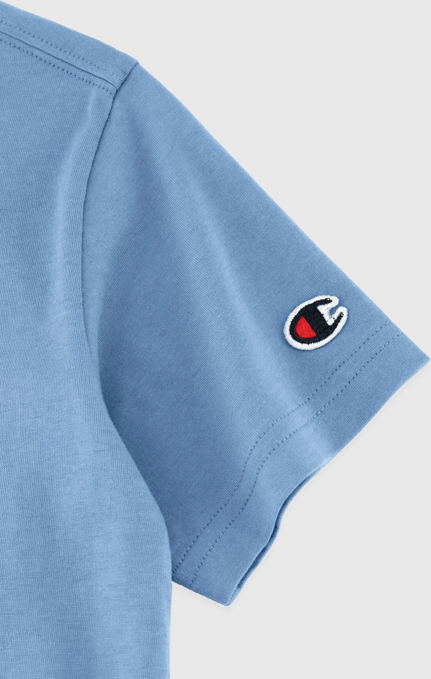Camiseta de algodón con logotipo grande para niño