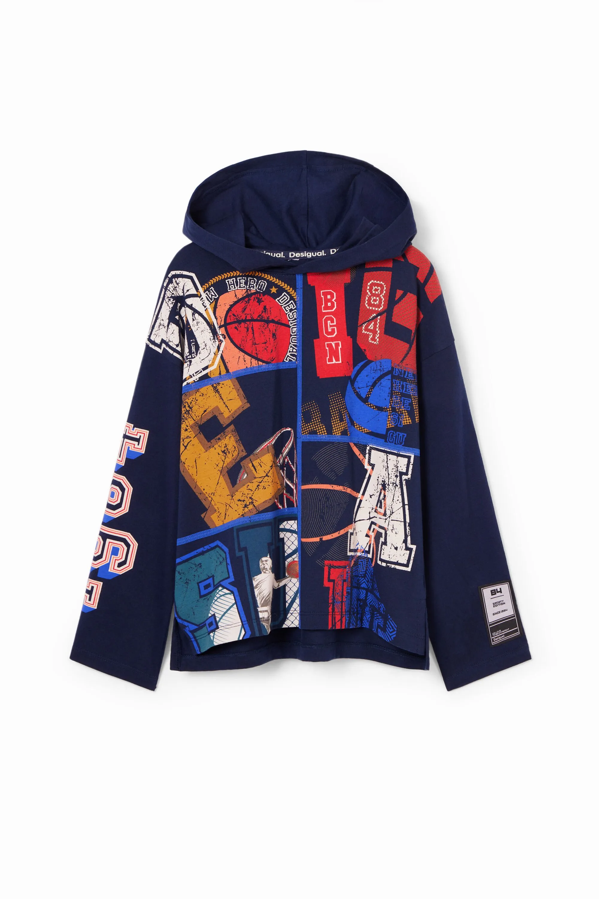 Camiseta de baloncesto con capucha