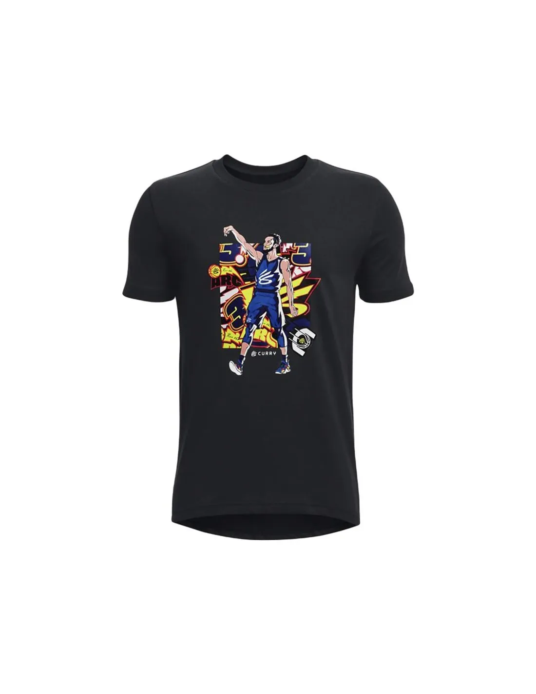 Camiseta de baloncesto Under Armour CUR Infantil Blk