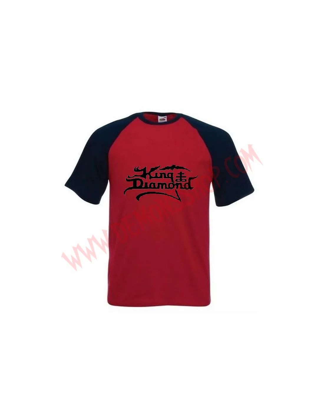 Camiseta MC King Diamond (Raglan Roja)