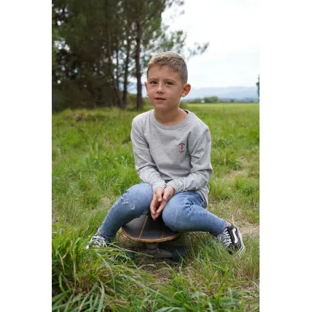 Camiseta Mini Blake Essential Heather Grey 