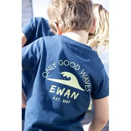 CAMISETA MINI ONLY GOOD WAVES 