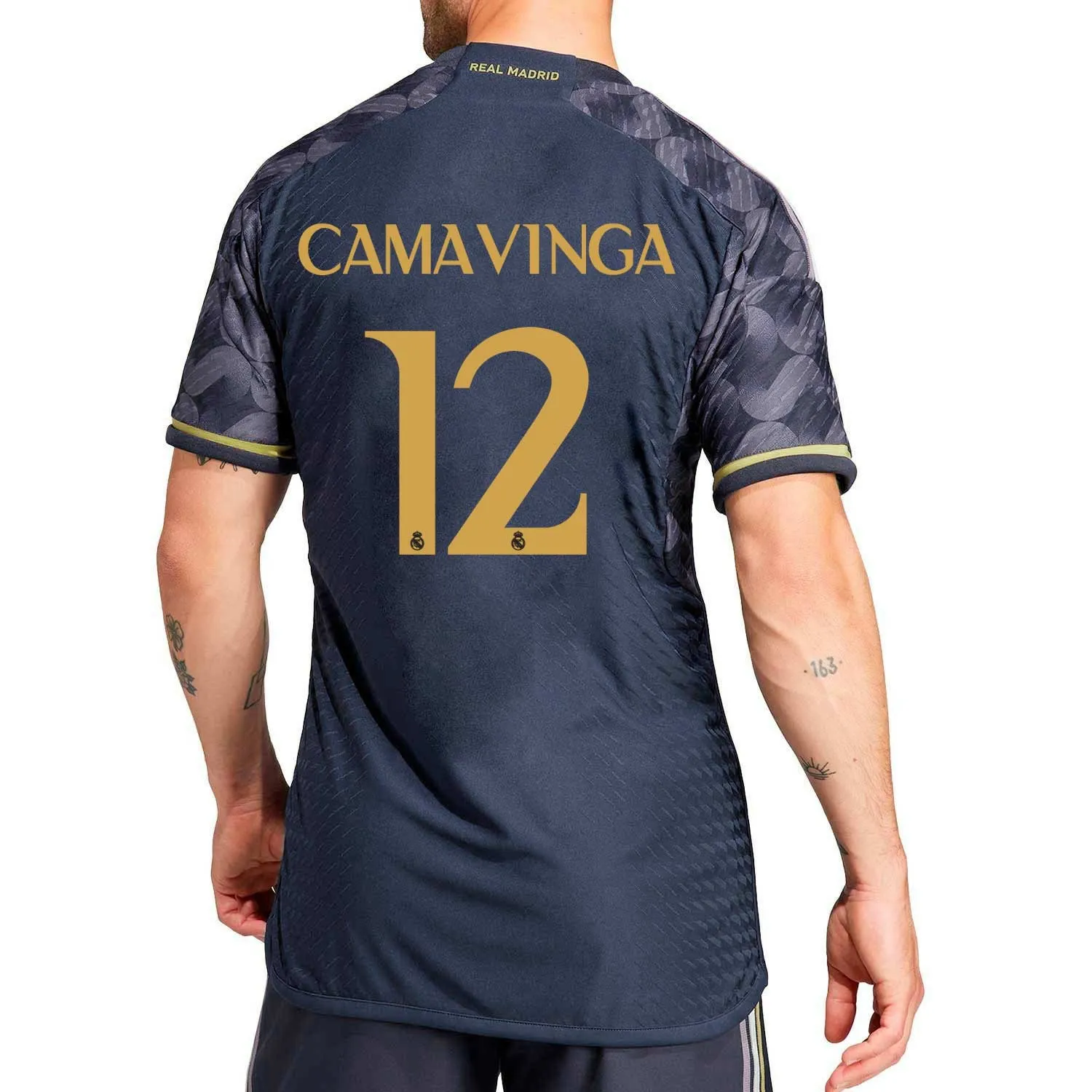 Camisetas adidas 2a Real Madrid Camavinga 2023 24 auténtica