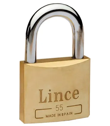 CANDADO LATON EUROTOP LINCE 55MM 50055