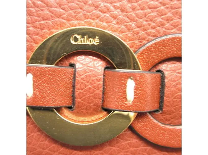 Cartera Larga Chloé Darryl en Marrón Sépia Castaño 