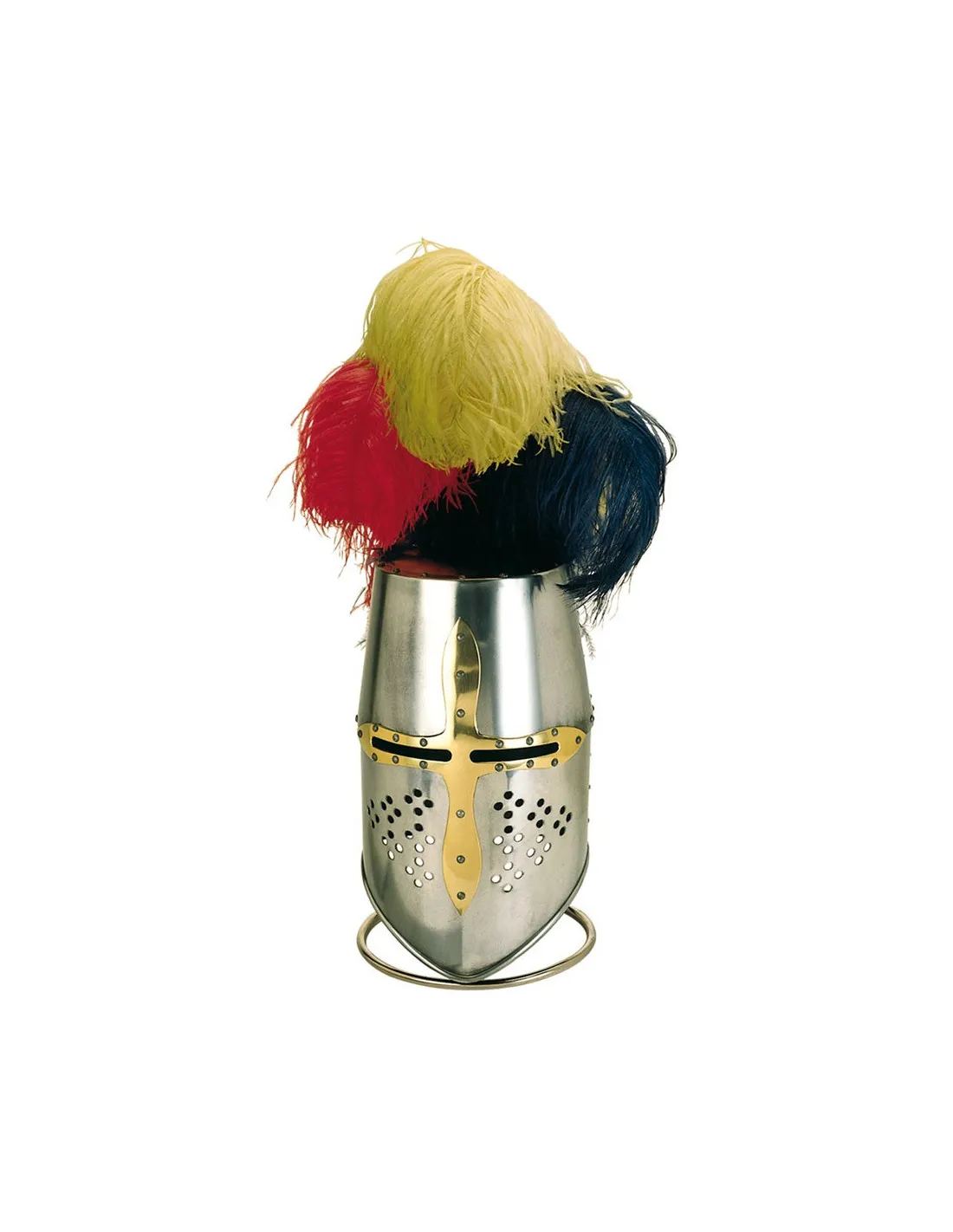 Casco Templario con plumas, Marto