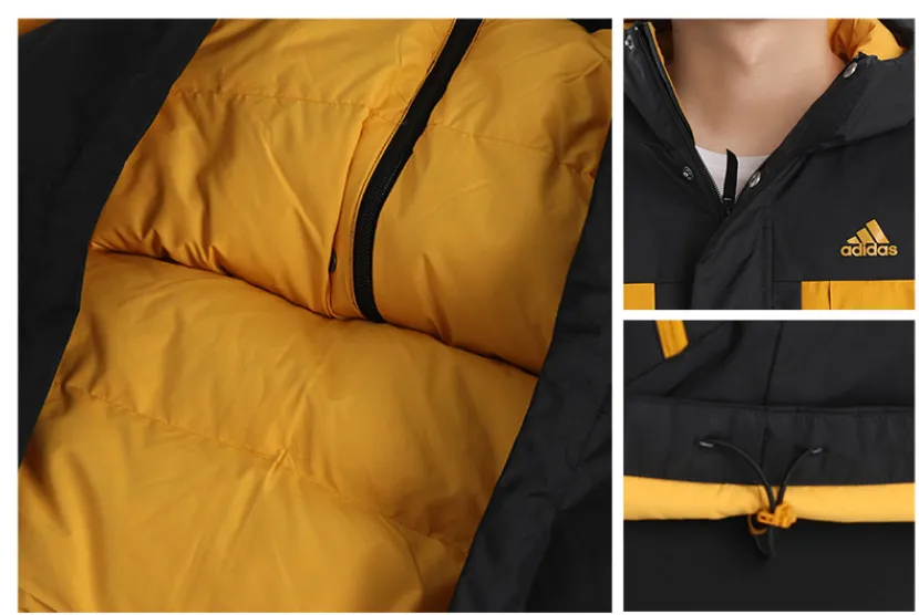 Chaqueta Adidas GF0076 – Negro/Amarillo