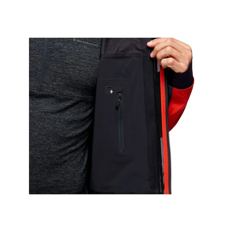 Chaqueta Black Diamond M DAWN PATROL HYBRID SHELL para hombre (Octane)