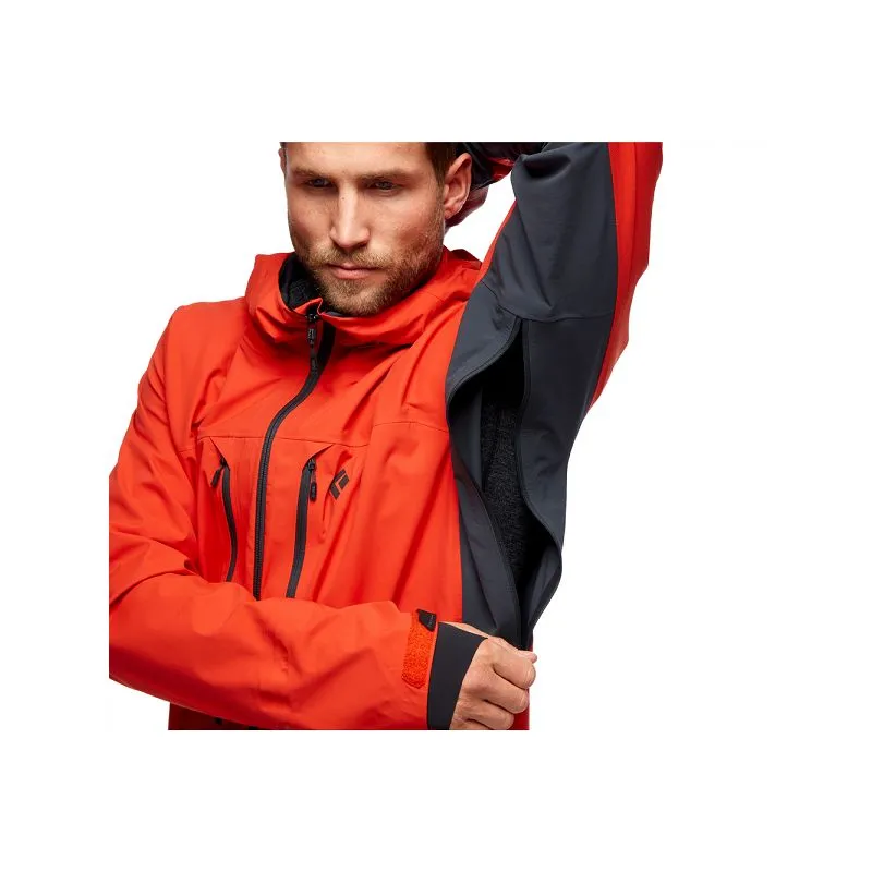 Chaqueta Black Diamond M DAWN PATROL HYBRID SHELL para hombre (Octane)