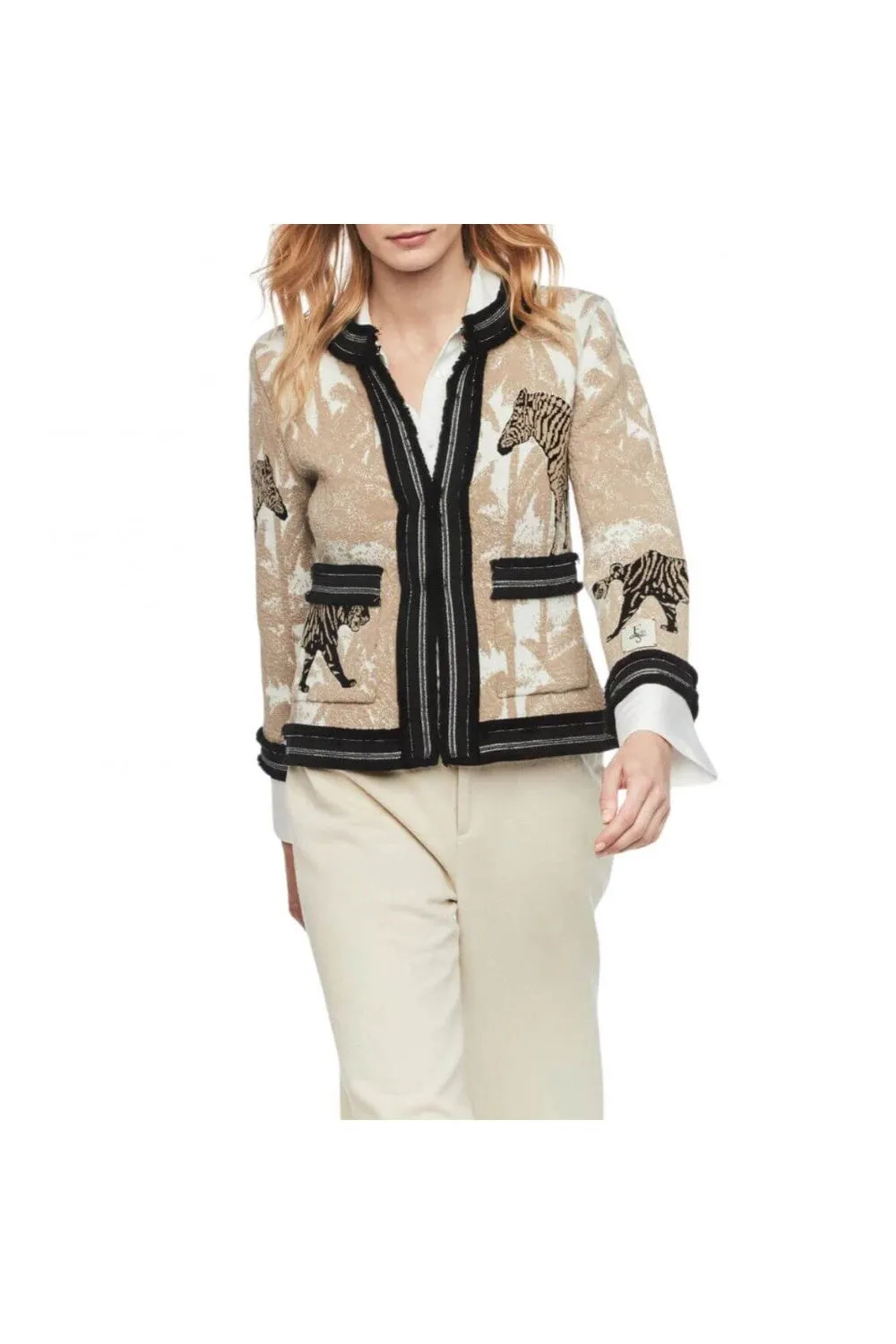 Chaqueta Corta Jacquard