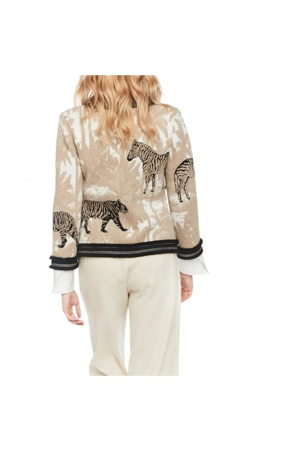 Chaqueta Corta Jacquard