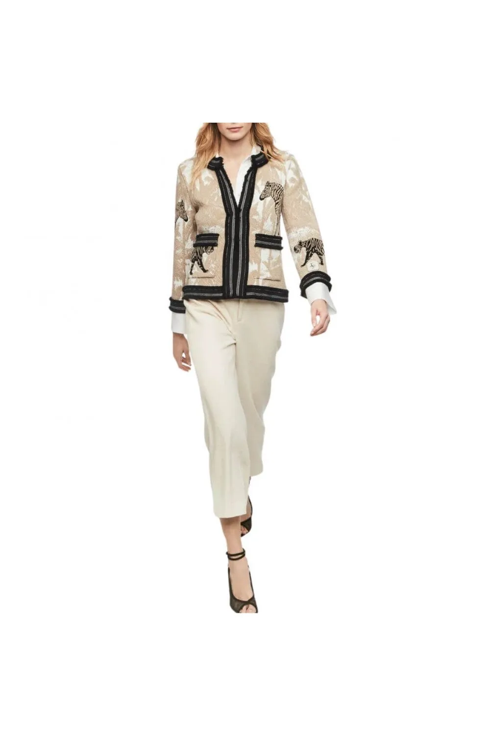 Chaqueta Corta Jacquard