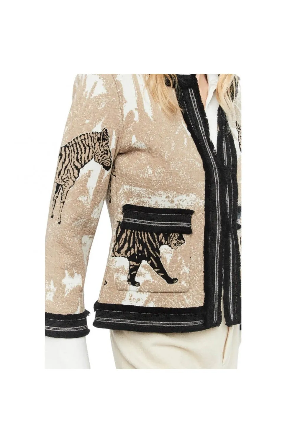 Chaqueta Corta Jacquard