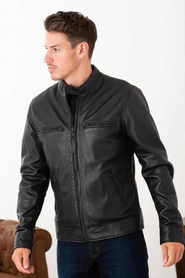 Chaqueta Hombre Schott Lcnewportx Navy