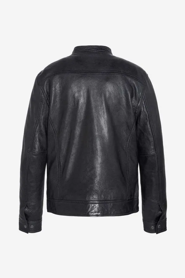 Chaqueta Hombre Schott Lcnewportx Navy