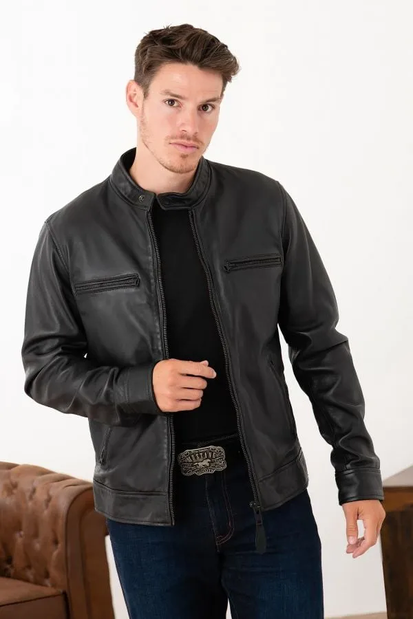Chaqueta Hombre Schott Lcnewportx Navy