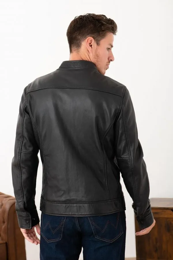 Chaqueta Hombre Schott Lcnewportx Navy
