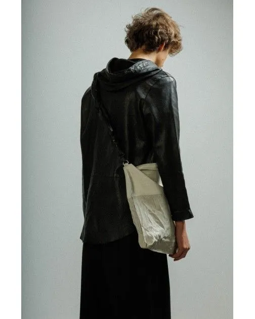Chaqueta larga de cuero MUT TONY LONG Negro