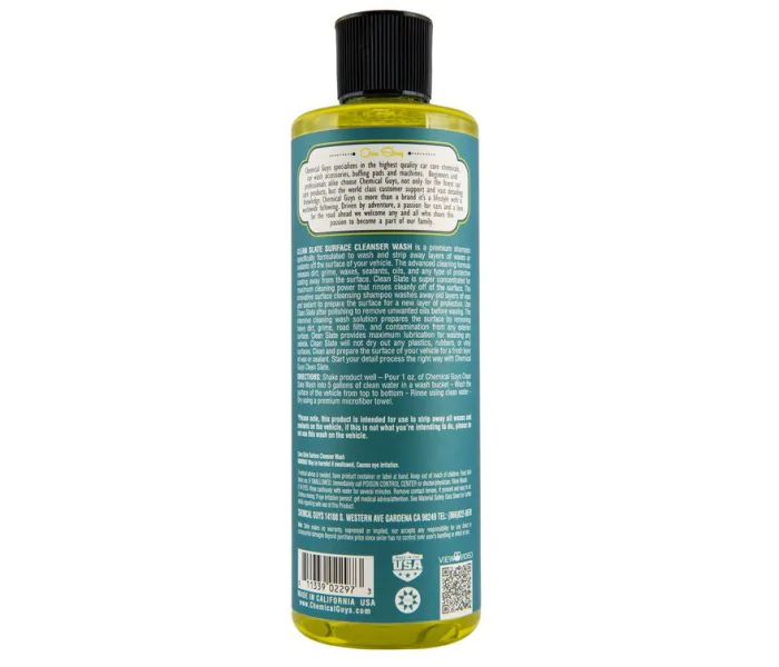 CHEMICAL GUYS CLEAN SLATE SURFACE CLEANSER WASH 473ML  CHAMPú LIMPIADOR DE SUPEREFICIES