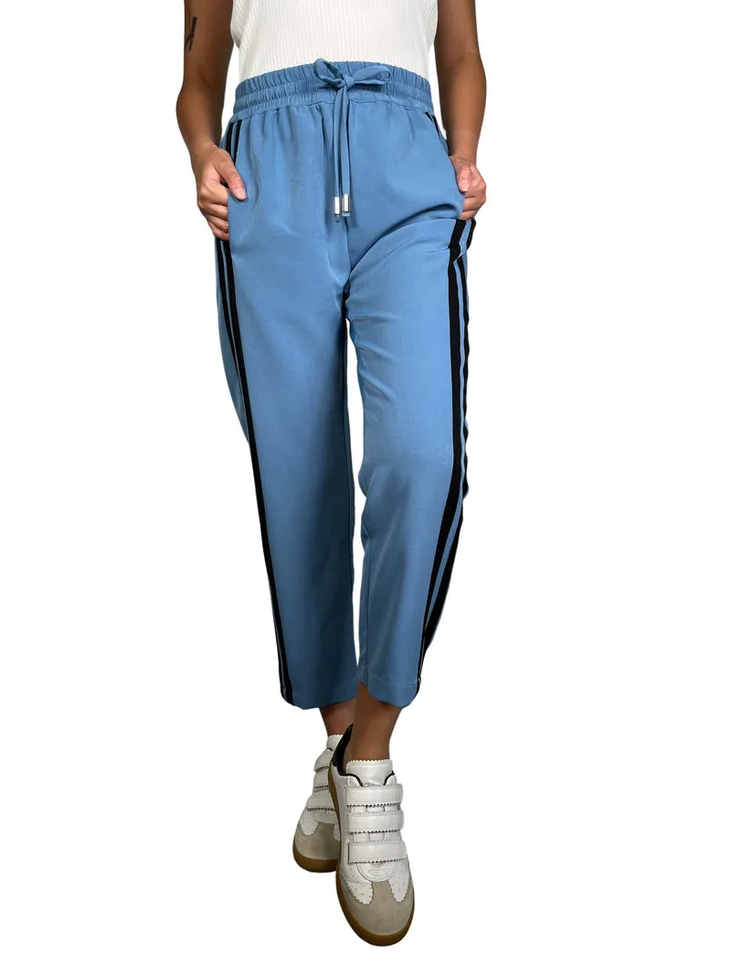 CHER Pantalón Buzo Black Stripes